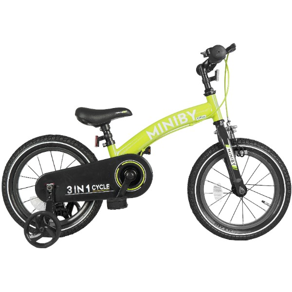 Фото - Двоколісний велосипед Qplay Miniby 3в1 Green (CB01MiniByGreen)